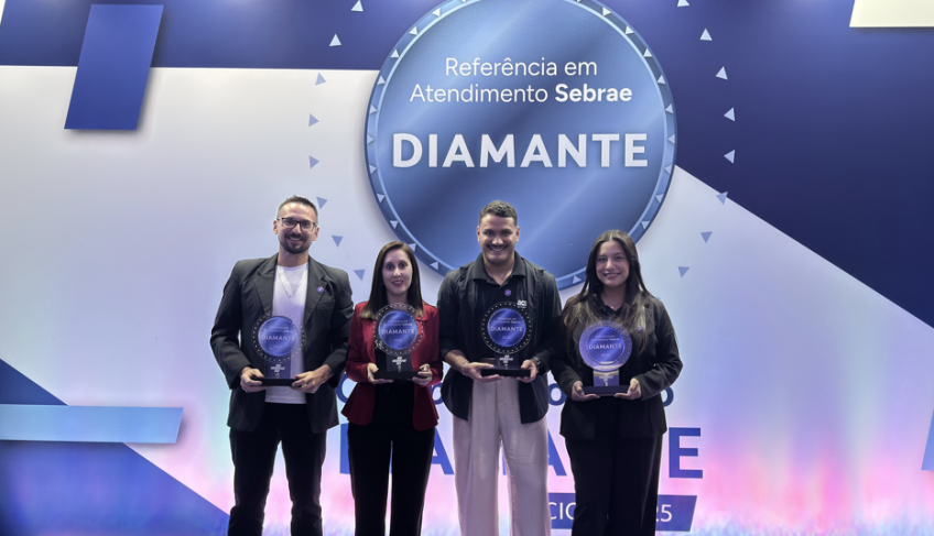 Agentes Sebrae Aqui recebem prêmio em Brasília